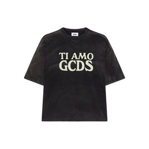 Gcds Black T-Shirts & Vests Men